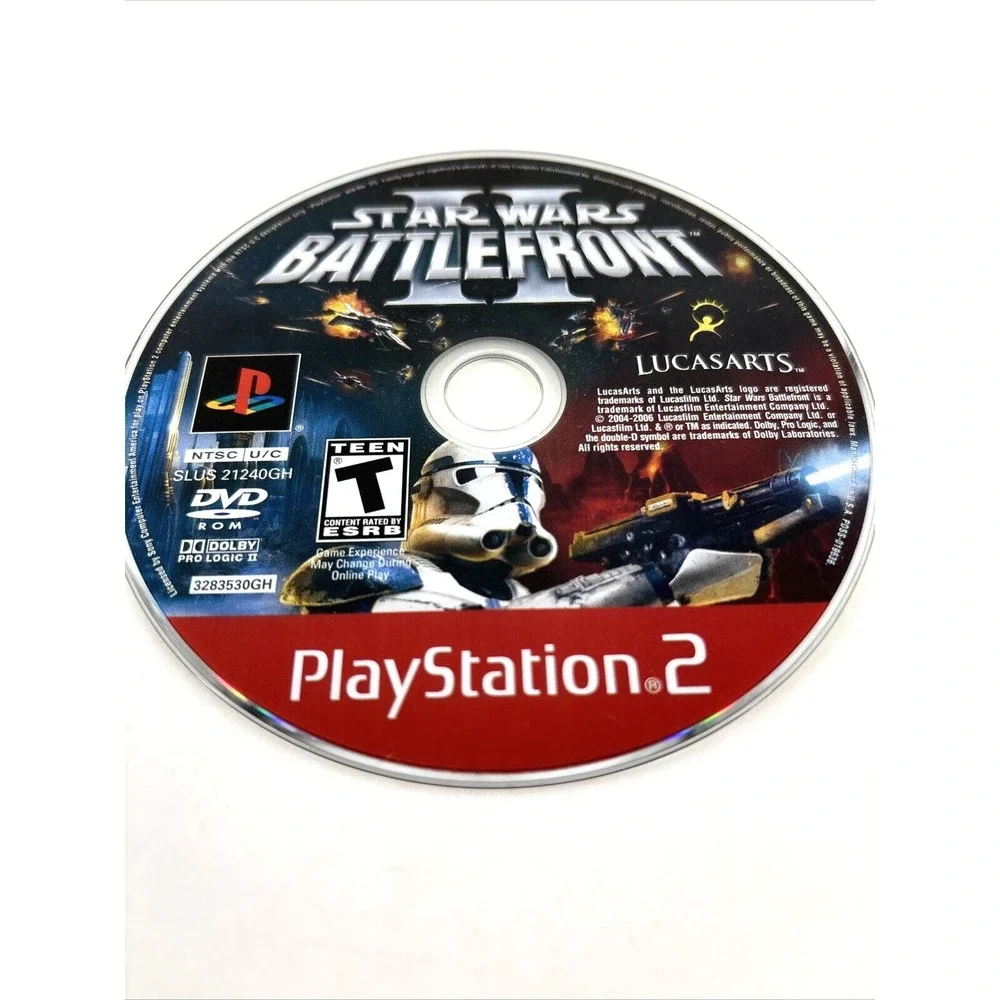 Star Wars: Battlefront II 2‎ (PlayStation 2 PS2) Disc Only